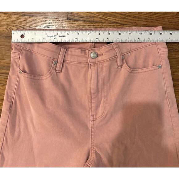 Buffalo David Bitton Jeans Pink Havana 2/26 High Rise Soft Strech Ankle Skinny - Picture 8 of 13